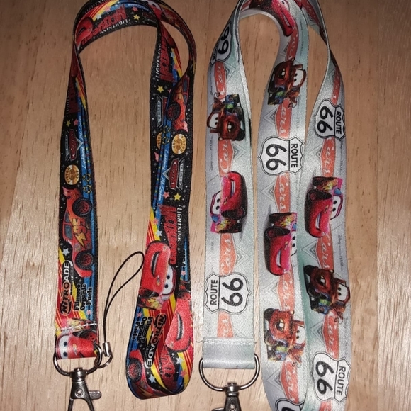 Disney Other - 2 Disney Pixar Cars MC Queen Combo 1 Lanyards